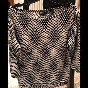 Black and White women’s blouse